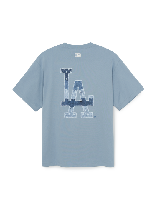 MLB Vintage Denimlike Monogram Big Lux Over Fit T-shirt