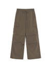 MLB Women's GORPCORE Glossy High Waist Cargo Wide Flare Pants