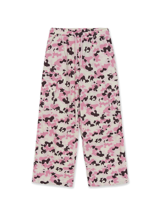 MLB Women's Camo Low Rise Cotton Cargo Wide Pants