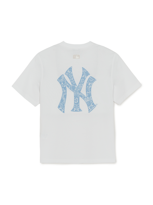 MLB BASIC LACE MEGA LOGO OVER FIT T-shirt