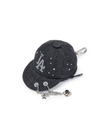 MLB Basic Denim Point Ballcap Pouch Keyring