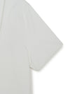 MLB Women's Basic Lace Square Neck Slim Semi Crop T-shirts