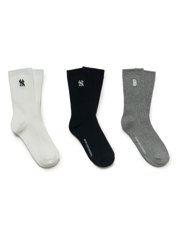 MLB Ribbed 3ea Socks