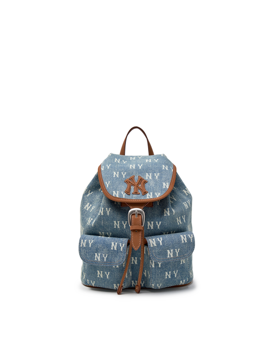 MLB Classic Monogram Vintage Denim Backpack