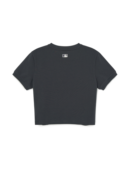 MLB Women's V-neck Letter Crop T-shirts
