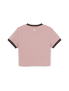 MLB Women's Sportive Cursive Ringer Crop T-shirts