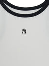 MLB Women's Basic Ringer Ribbed Sleeveless Ops
