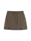 MLB Women's Gorpcore Glossy Shirring Mini Skirt