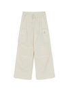 MLB Women's GORPCORE Glossy High Waist Cargo Wide Flare Pants