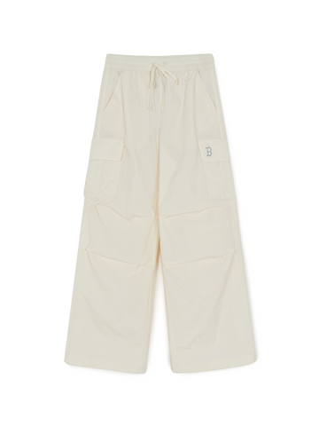 MLB Women's GORPCORE Glossy High Waist Cargo Wide Flare Pants