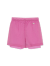 MLB Women's Sportive Ribstop Light Weight Sheer 4in Shorts