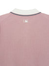 MLB Women's Varsity Color Block Polo Short Sleeve Knit Pullover