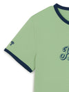MLB Women's Lettering Slim Semi Crop Linger T-shirts