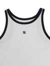 MLB Women's Basic Ringer Ribbed Sleeveless Ops
