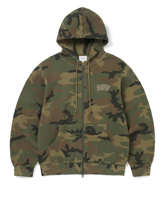 thisisneverthat Camouflage Thermal Zip Up Hoodie