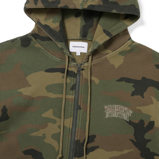 thisisneverthat Camouflage Thermal Zip Up Hoodie