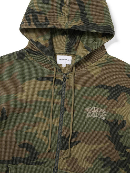 thisisneverthat Camouflage Thermal Zip Up Hoodie