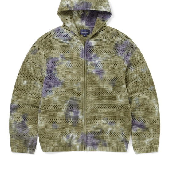 thisisneverthat Crochet Knit Zip Hoodie