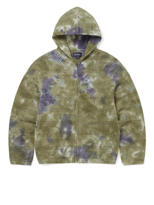 thisisneverthat Crochet Knit Zip Hoodie