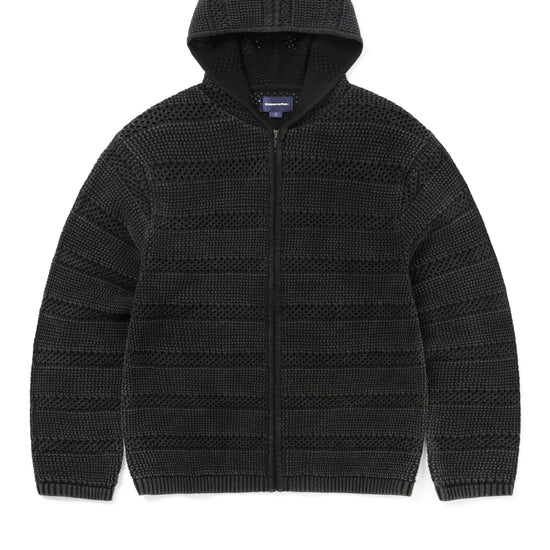 thisisneverthat Crochet Knit Zip Hoodie