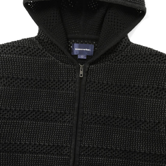 thisisneverthat Crochet Knit Zip Hoodie