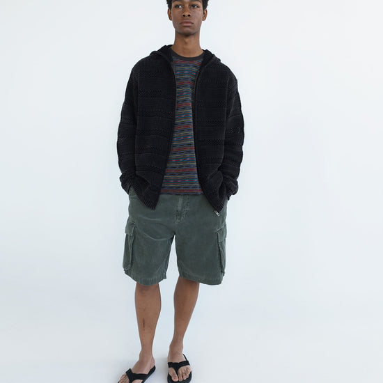 thisisneverthat Crochet Knit Zip Hoodie