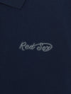MLB Varsity Small Cursive Over Fit Polo T-Shirts