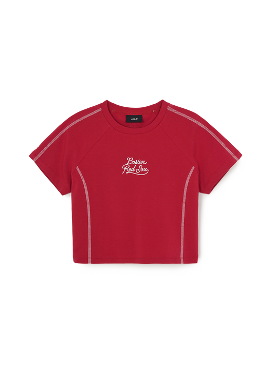 MLB Women's Sportive Track Crop T-Shirts
