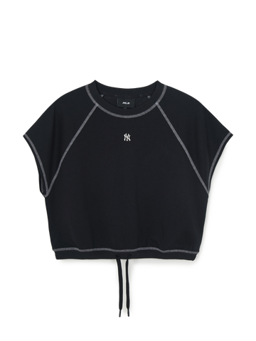 MLB Women's Varsity Lettering Half Sleeve Sweatshirt