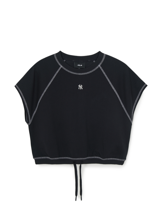 MLB Women's Varsity Lettering Half Sleeve Sweatshirt