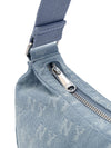 MLB Classic Monogram Denim Vintage Hobo Bag