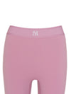 MLB Women's Basic Band Logo Point Bike Shorts