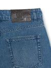 MLB Women's Basic Small Logo Cargo Denim Wrap Skirt