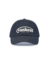 MLB Vintage Denim Curve Logo Unstructured Ballcap