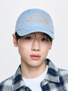 MLB Vintage Denim Curve Logo Unstructured Ballcap