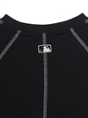 MLB Women's Varsity Lettering Half Sleeve Sweatshirt