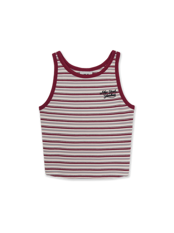 MLB Women's Stripe Sleeveless T-shirt