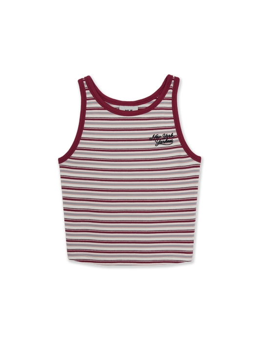 MLB Women's Stripe Sleeveless T-shirt