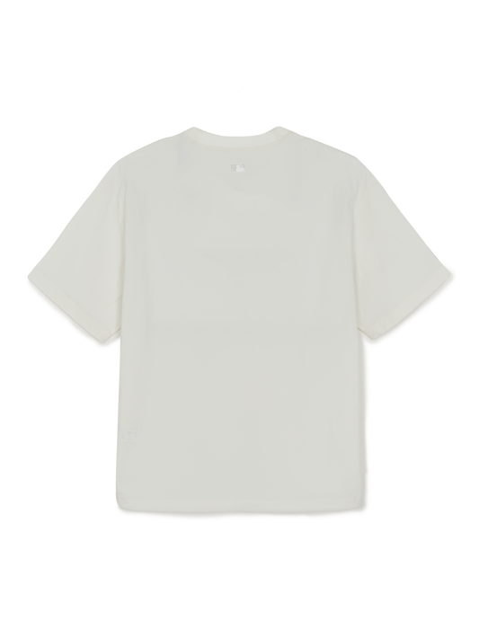 MLB Varsity Cursive Woven Short Sleeve Sweatshirt