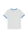 MLB Women's Varsity Lettering Slim Slub Ringer T-shirts