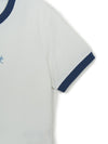 MLB Women's Sportive Cursive Ringer Crop T-shirts