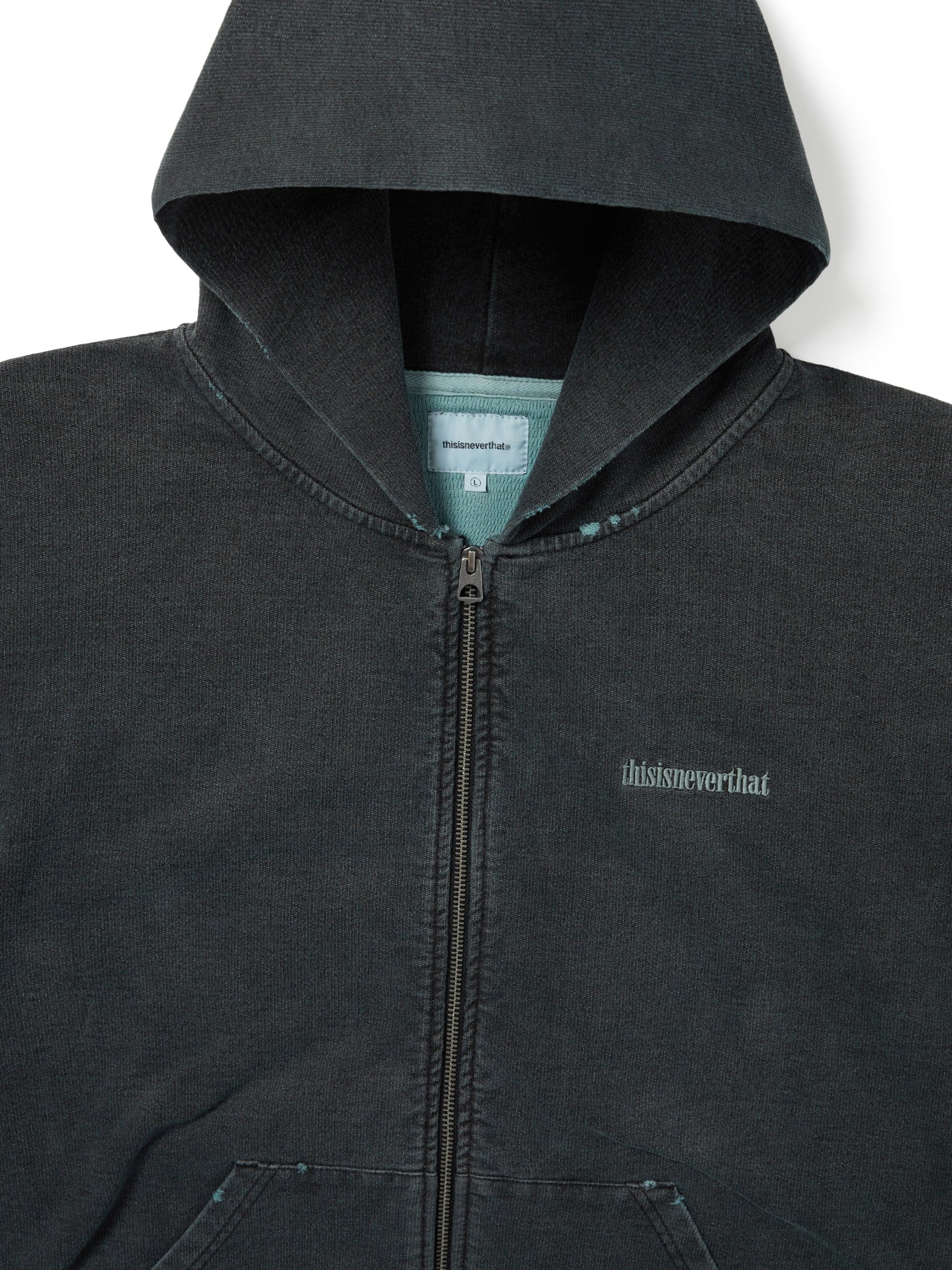 thisisneverthat Damaged Zip Up Hoodie