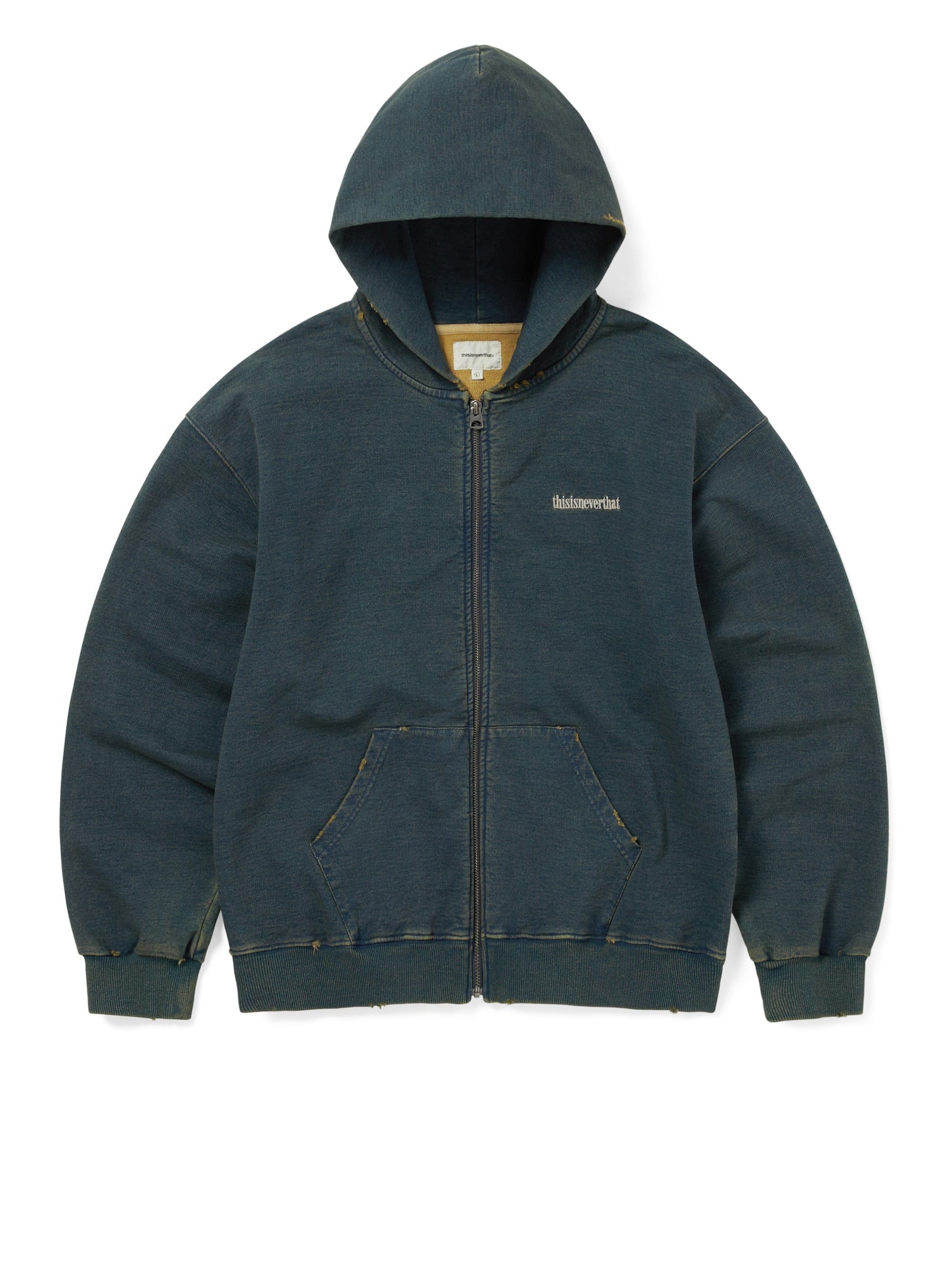 thisisneverthat Damaged Zip Up Hoodie