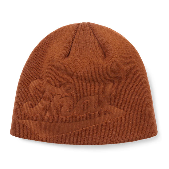 thisisneverthat Debossed That No Cuff Beanie