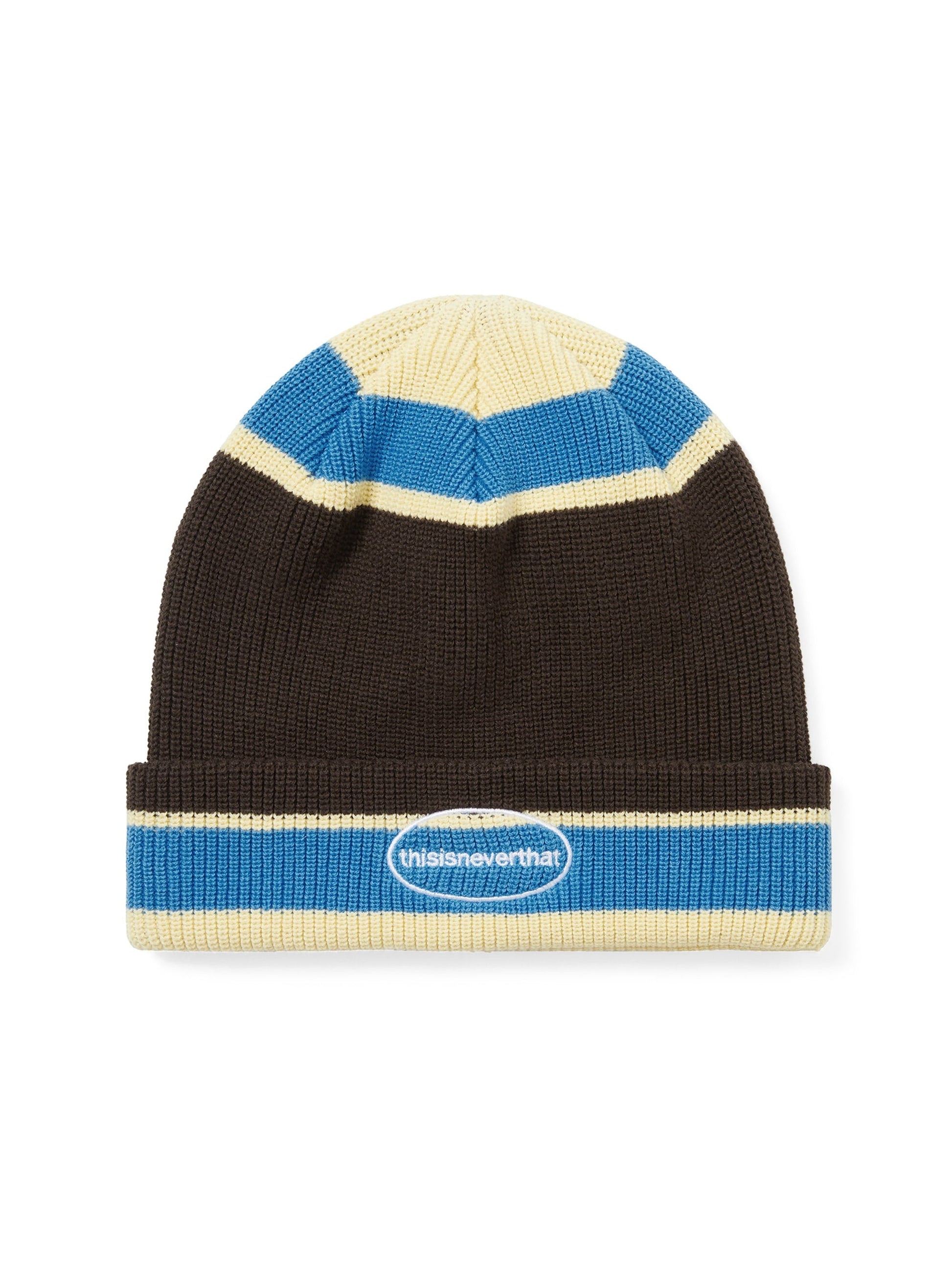 thisisneverthat E/T-Logo Multi Striped Beanie