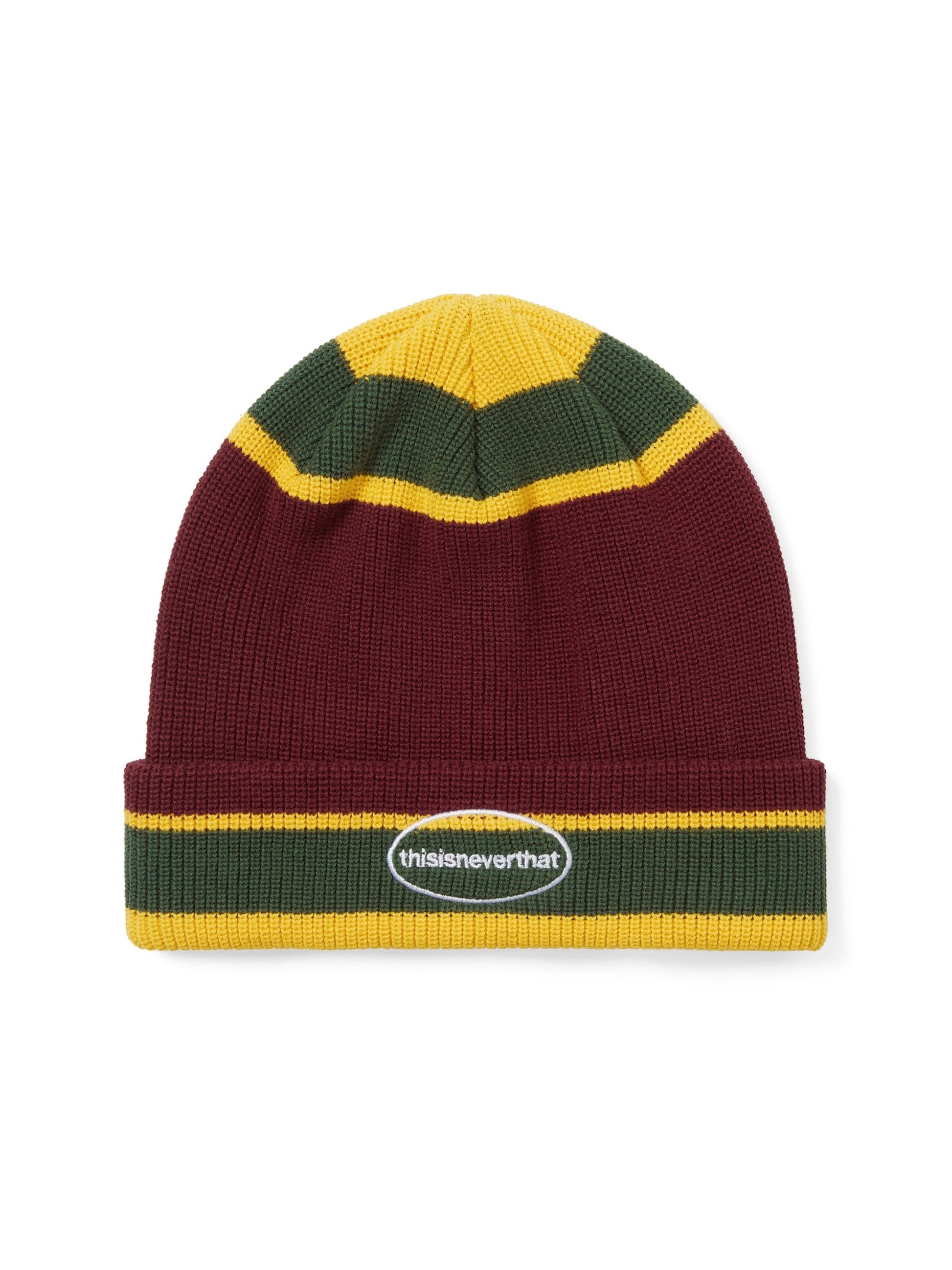 thisisneverthat E/T-Logo Multi Striped Beanie