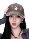 MLB DAMAGE WASHING UNSTRUCTURED BALL CAP