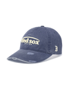 MLB Vintage Damage Curve Logo Unstructured Ballcap
