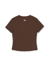 MLB Women's Cut Out Detail Slim Semi Crop T-Shirts