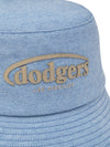 MLB Vintage Denim Curve Logo Bucket Hat
